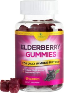 Nature’s Nutrition Elderberry Gummies for Immune Support