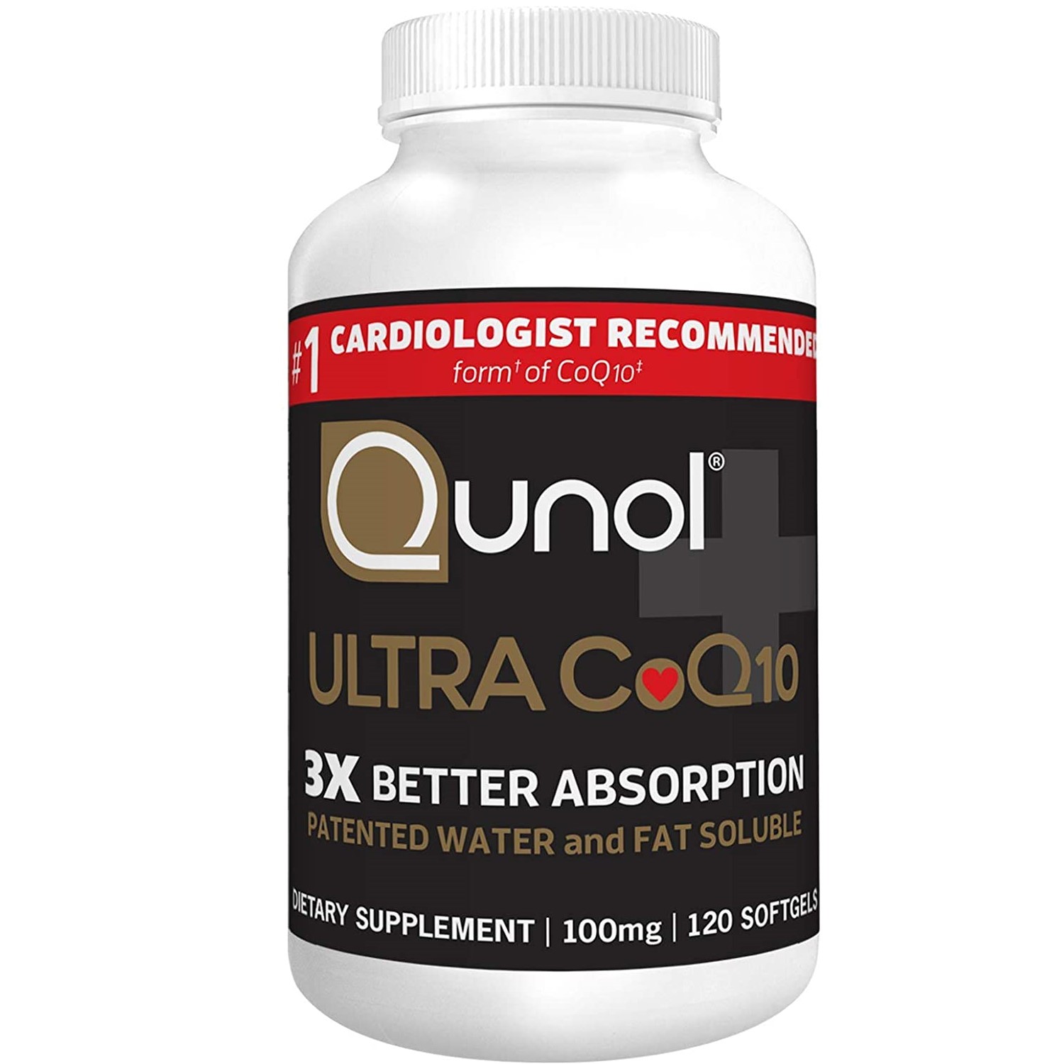 Best Overall CoQ10 – Qunol Ultra CoQ10 100mg