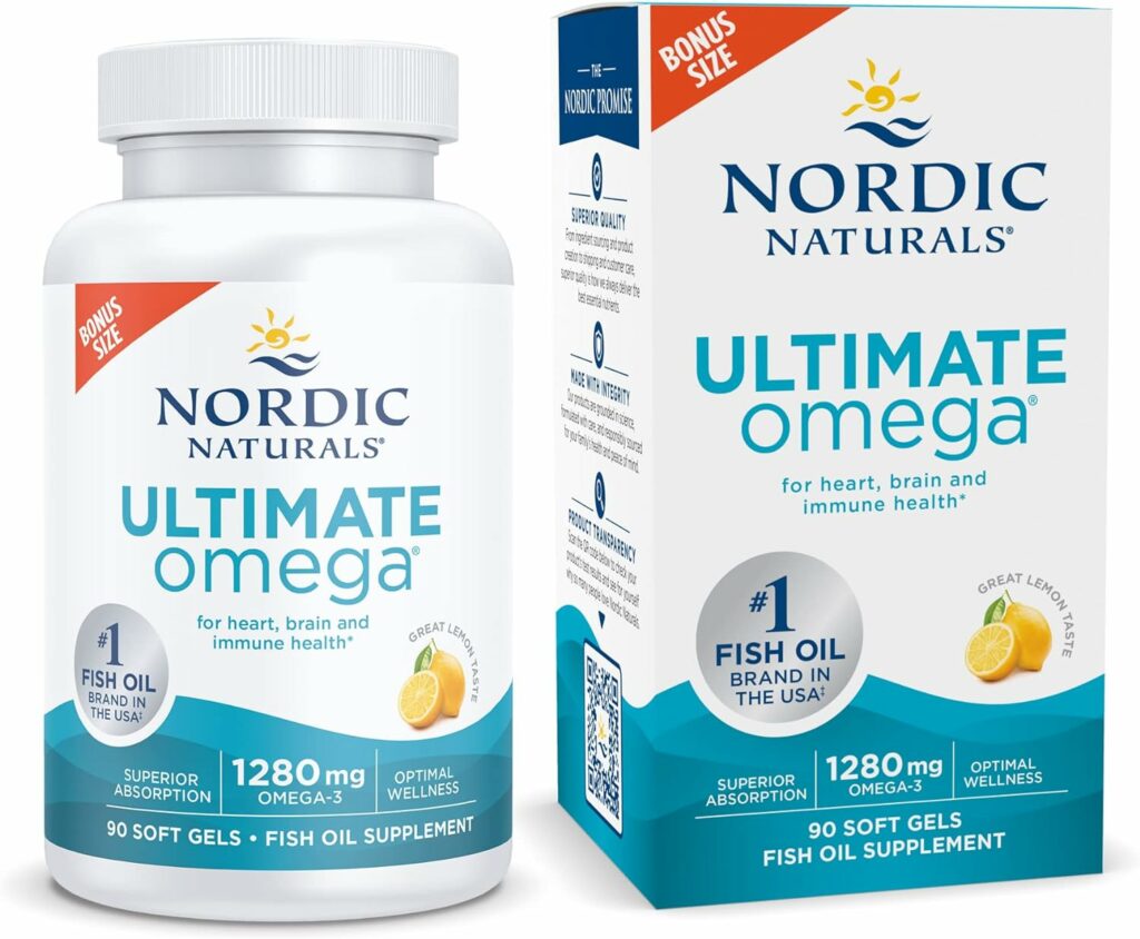 Nordic Naturals Ultimate Omega Fish Oil Supplement