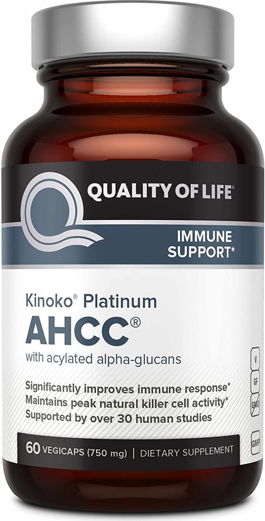 Premium Kinoko Platinum AHcc supplement