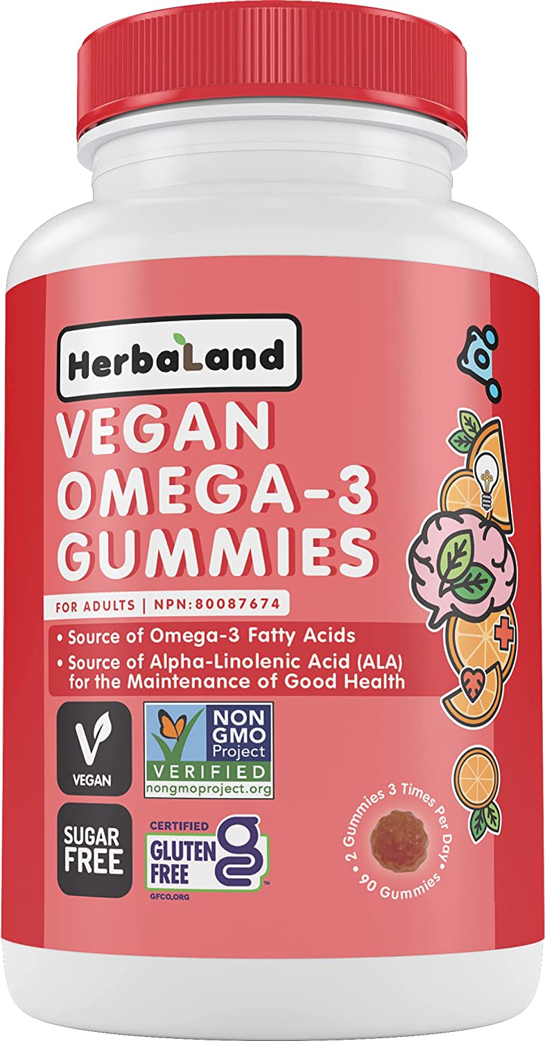 Herbaland Vegan Omega-3 Gummies