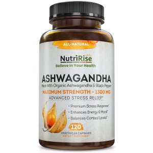 NutriRise Ashwagandha Advanced Stress Relief Capsules