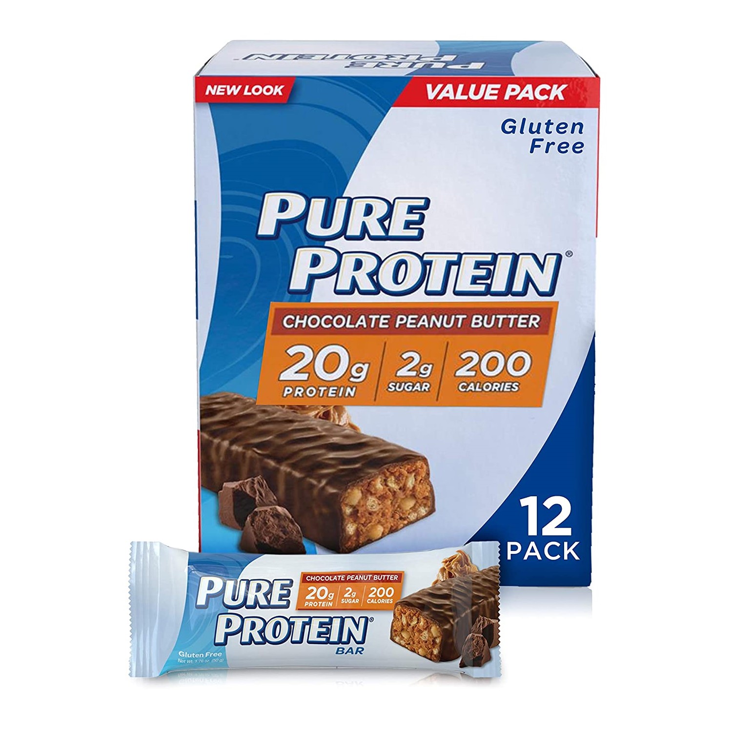 Pure Protein Bars Chocolate Peanut Butter Flavor