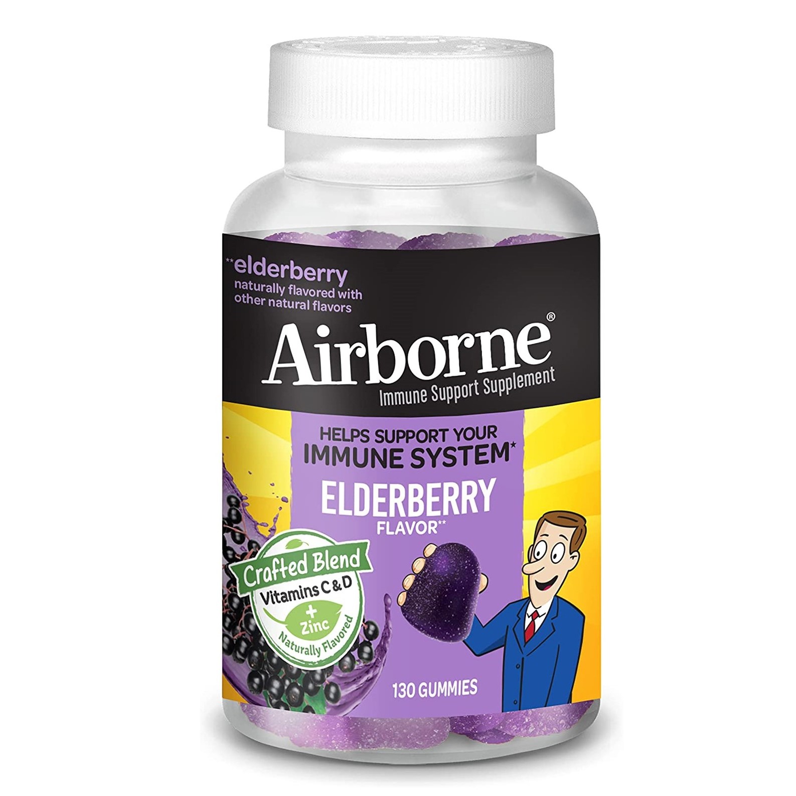 Airborne Elderberry gummies