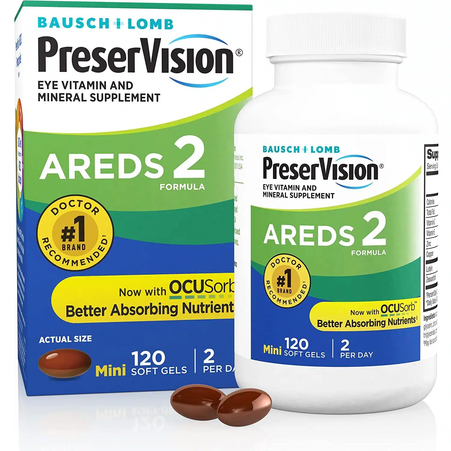 PreserVision AREDS2 Eye Vitamin and Mineral Supplement