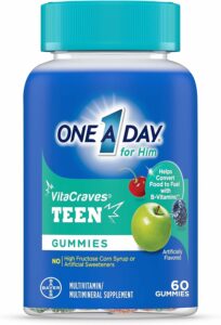One A Day Teen for Him Multivitamin Gummies